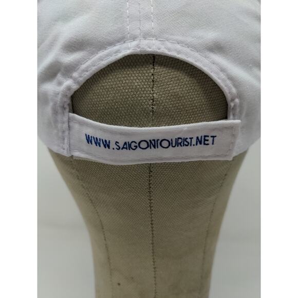 Saigon Tourist Vietnam Strapback Hat White Graphic Logo Flower - Picture 7 of 9